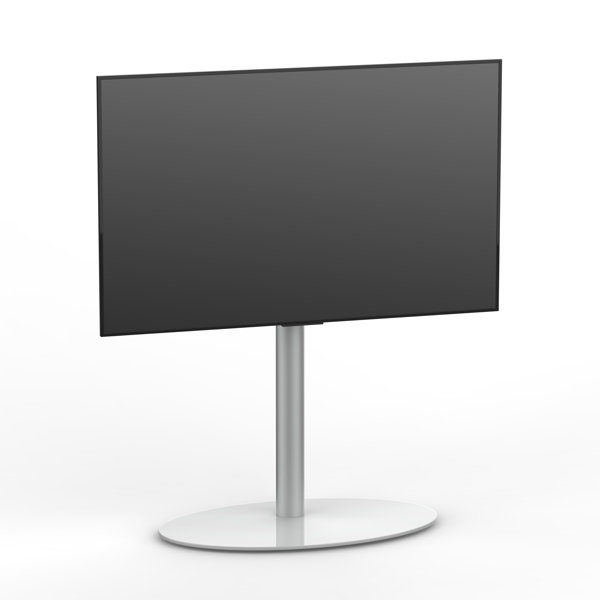Symple Stuff White Floor Stand Mount for Greater than 50" Screens Holds